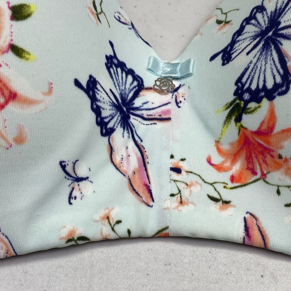 LVR GRN FLORAL Sleekback Wireless, 34DD *P1026 - Picture 2 of 6